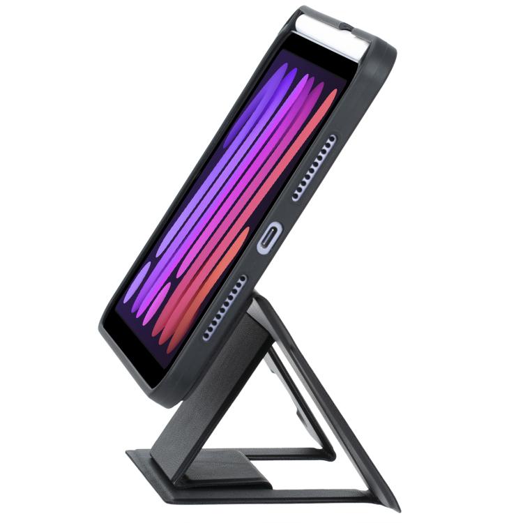 For iPad mini 2024 / mini 6 Holder Floating Detachable Backlight Keyboard Tablet Leather Case with Touchpad(Black) - For iPad mini by buy2fix | Online Shopping UK | buy2fix