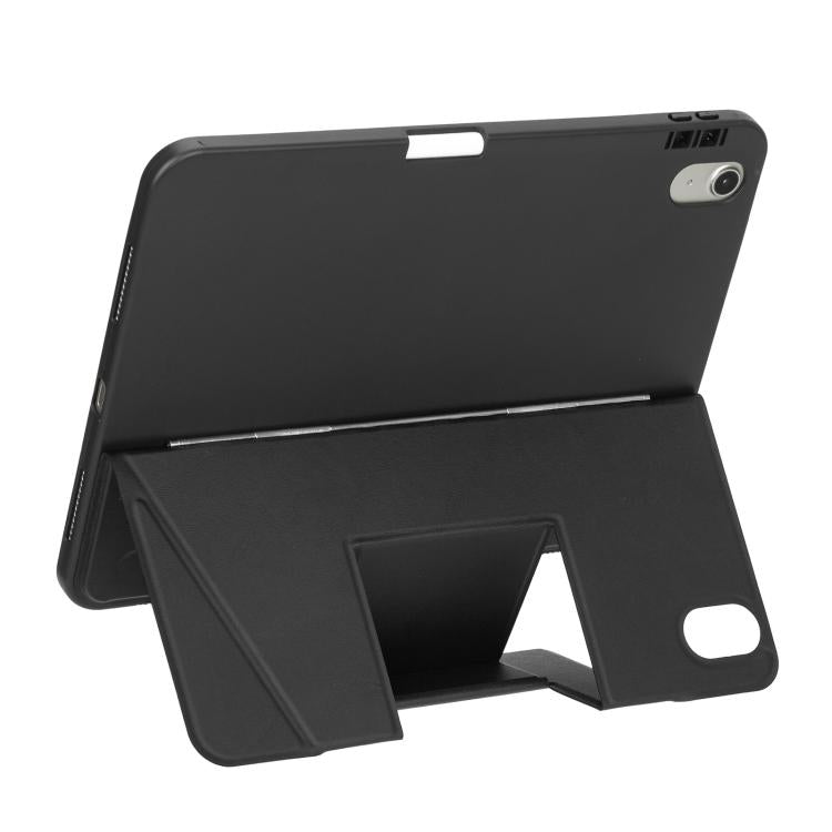 For iPad 2025 / 2022 Holder Floating Detachable Backlight Keyboard Tablet Leather Case with Touchpad(Black) - Universal by buy2fix | Online Shopping UK | buy2fix