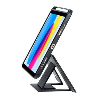 For iPad 2025 / 2022 Holder Floating Detachable Backlight Keyboard Tablet Leather Case with Touchpad(Black) - Universal by buy2fix | Online Shopping UK | buy2fix