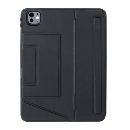 For iPad Pro 11 2024 Holder Floating Detachable Backlight Keyboard Tablet Leather Case with Touchpad(Black) - For iPad Pro by buy2fix | Online Shopping UK | buy2fix