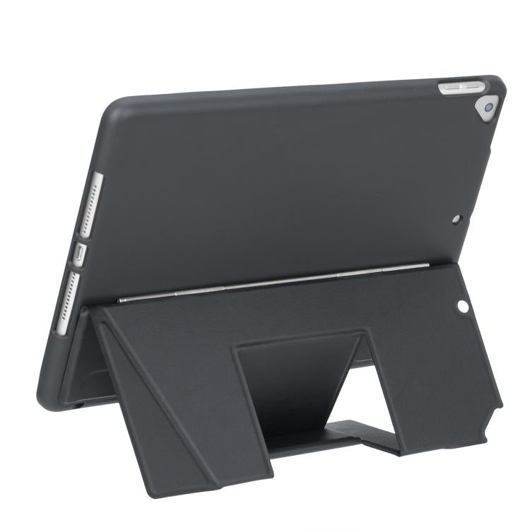 For iPad 10.2 / Air 3 10.5 / Pro 10.5 Holder Floating Detachable Backlight Keyboard Tablet Leather Case with Touchpad(Black) - For iPad Air by buy2fix | Online Shopping UK | buy2fix