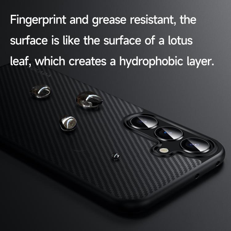 For Samsung Galaxy S25+ 5G SULADA 600D Kevlar Texture PC Shockproof Phone Case(Brown) - Galaxy S25+ 5G Cases by SULADA | Online Shopping UK | buy2fix