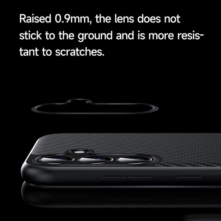 For Samsung Galaxy S25 5G SULADA 600D Kevlar Texture PC Shockproof Phone Case(Blue) - Galaxy S25 5G Cases by SULADA | Online Shopping UK | buy2fix