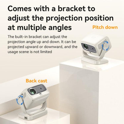 Yesido TV13 1280x720P 190ANSI Android 9.0 Series Smart Projector, Plug:EU Plug(Beige) - LED Projector by Yesido | Online Shopping UK | buy2fix