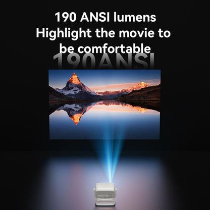 Yesido TV13 1280x720P 190ANSI Android 9.0 Series Smart Projector, Plug:EU Plug(Beige) - LED Projector by Yesido | Online Shopping UK | buy2fix