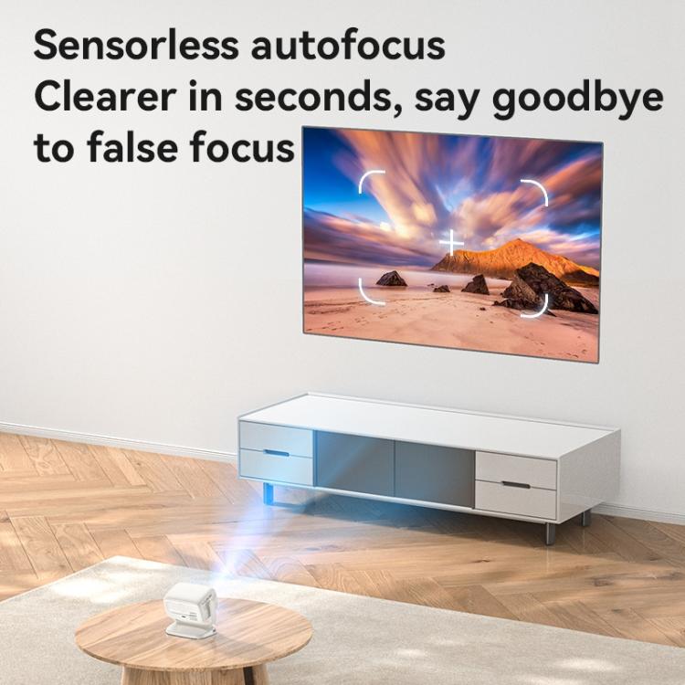 Yesido TV13 1280x720P 190ANSI Android 9.0 Series Smart Projector, Plug:UK Plug(Beige) - LED Projector by Yesido | Online Shopping UK | buy2fix