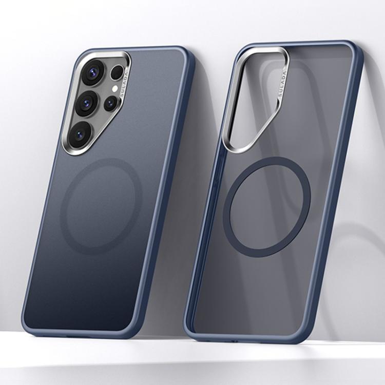 For Samsung Galaxy S25 Ultra 5G SULADA Light Sand MagSafe Magnetic PC Hybrid TPU Phone Case(Blue) - Galaxy S25 Ultra 5G Cases by SULADA | Online Shopping UK | buy2fix