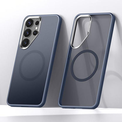 For Samsung Galaxy S25 Ultra 5G SULADA Light Sand MagSafe Magnetic PC Hybrid TPU Phone Case(Blue) - Galaxy S25 Ultra 5G Cases by SULADA | Online Shopping UK | buy2fix