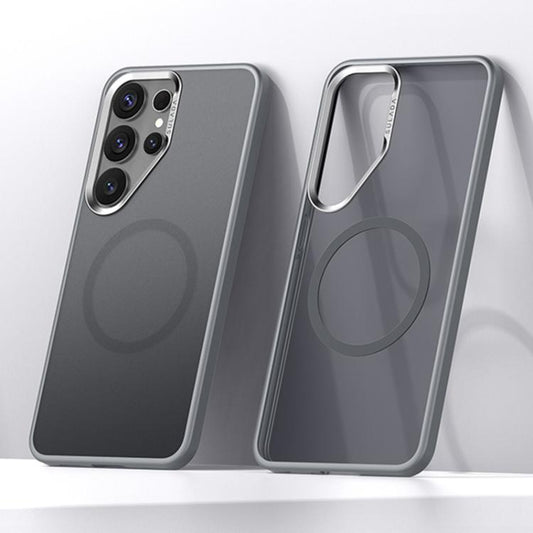 For Samsung Galaxy S25 Ultra 5G SULADA Light Sand MagSafe Magnetic PC Hybrid TPU Phone Case(Grey) - Galaxy S25 Ultra 5G Cases by SULADA | Online Shopping UK | buy2fix