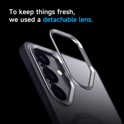 For Samsung Galaxy S25+ 5G SULADA Light Sand MagSafe Magnetic PC Hybrid TPU Phone Case(Blue) - Galaxy S25+ 5G Cases by SULADA | Online Shopping UK | buy2fix