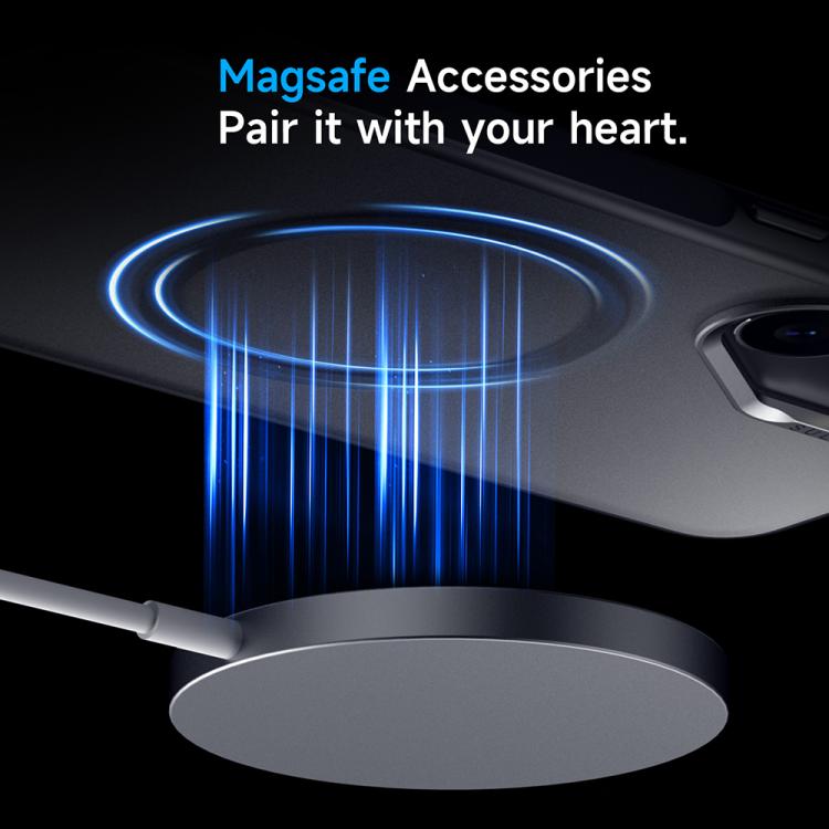 For Samsung Galaxy S25+ 5G SULADA Light Sand MagSafe Magnetic PC Hybrid TPU Phone Case(Black) - Galaxy S25+ 5G Cases by SULADA | Online Shopping UK | buy2fix