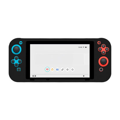 For Nintendo Switch Game Console Solid Color Silicone Full Protective Case(Black) - Cases by buy2fix | Online Shopping UK | buy2fix
