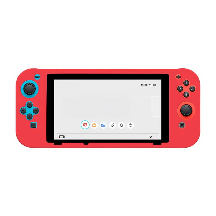 For Nintendo Switch Game Console Solid Color Silicone Full Protective Case(Red) - Cases by buy2fix | Online Shopping UK | buy2fix