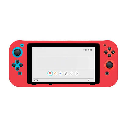 For Nintendo Switch Game Console Solid Color Silicone Full Protective Case(Red) - Cases by buy2fix | Online Shopping UK | buy2fix