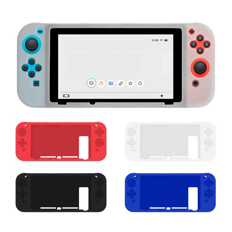 For Nintendo Switch Game Console Solid Color Silicone Full Protective Case(Red) - Cases by buy2fix | Online Shopping UK | buy2fix