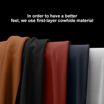 For Honor Magic7 SULADA Frameless Top Layer Cowhide Leather Hybrid PC Phone Case(Black) - Honor Cases by SULADA | Online Shopping UK | buy2fix