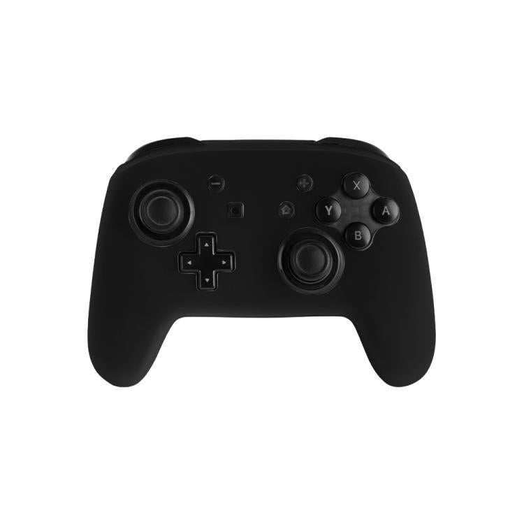 For Nintendo Switch Pro Game Handle Solid Color Silicone Protective Cover(Black) - Cases by buy2fix | Online Shopping UK | buy2fix