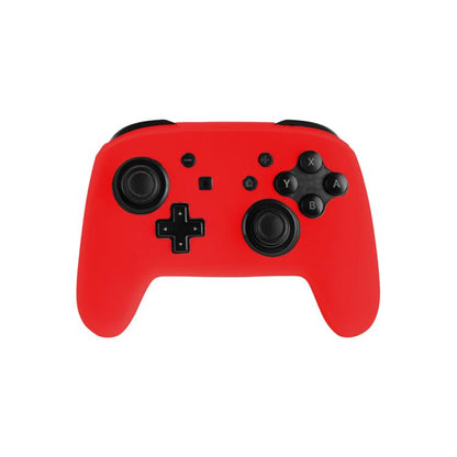For Nintendo Switch Pro Game Handle Solid Color Silicone Protective Cover(Red) - Cases by buy2fix | Online Shopping UK | buy2fix