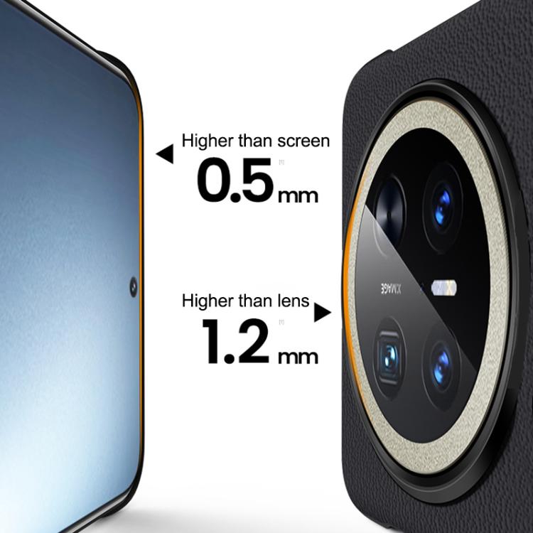 For Huawei Mate 70 Pro / Mate 70 Pro+ SULADA Frameless Top Layer Cowhide Leather Hybrid PC Phone Case(Red) - Huawei Cases by SULADA | Online Shopping UK | buy2fix