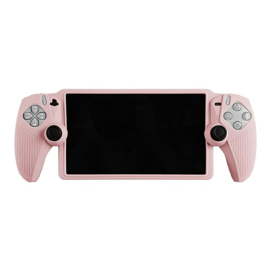 For Sony PlayStation Portal Handheld Game Console Silicone Protective Cover(Pink) - Cases by buy2fix | Online Shopping UK | buy2fix