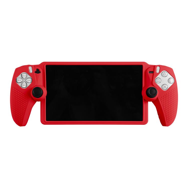 For Sony PlayStation Portal Handheld Game Console Silicone Protective Cover(Red) - Cases by buy2fix | Online Shopping UK | buy2fix