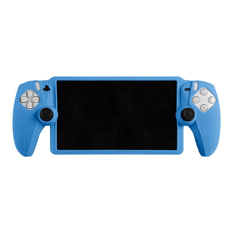 For Sony PlayStation Portal Handheld Game Console Silicone Protective Cover(Blue) - Cases by buy2fix | Online Shopping UK | buy2fix
