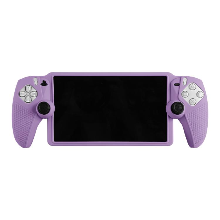 For Sony PlayStation Portal Handheld Game Console Silicone Protective Cover(Purple) - Cases by buy2fix | Online Shopping UK | buy2fix