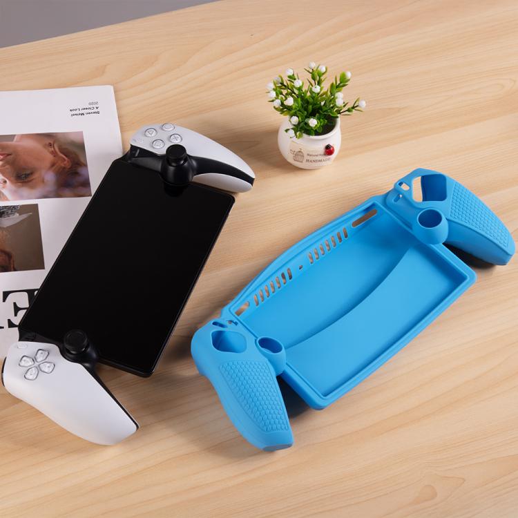 For Sony PlayStation Portal Handheld Game Console Silicone Protective Cover(Blue) - Cases by buy2fix | Online Shopping UK | buy2fix