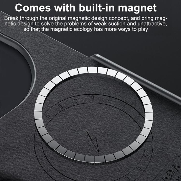 For Huawei Mate X6 SULADA Frameless Top Layer Cowhide Leather Hybrid PC Phone Case(Green) - Huawei Cases by SULADA | Online Shopping UK | buy2fix