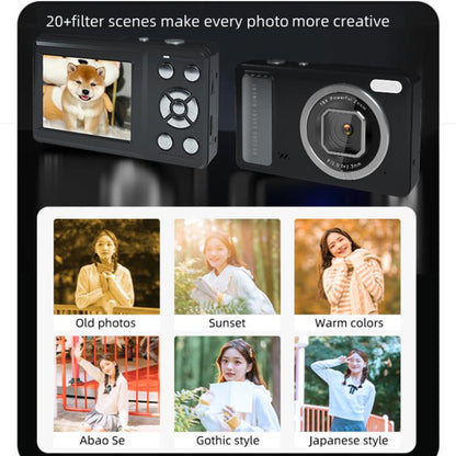 DC15 2.4 inch 18X Digital Zoom Camera 4K HD Video 64MP Shooting(Pink) - Children Cameras by buy2fix | Online Shopping UK | buy2fix