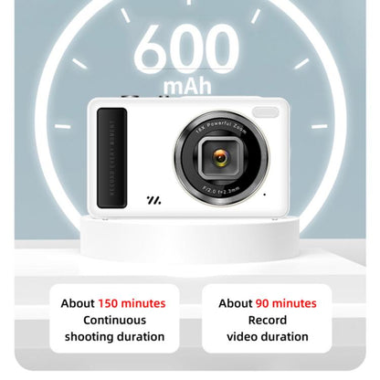 DC15 2.4 inch 18X Digital Zoom Camera 4K HD Video 64MP Shooting(White) - Children Cameras by buy2fix | Online Shopping UK | buy2fix