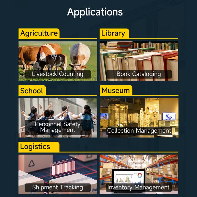 Ulefone Bluetooth 5.2 Portable UHF RFID Tag Reader(Black) - Others Accessories by Ulefone | Online Shopping UK | buy2fix