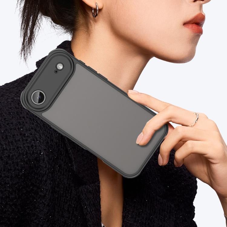 For iPhone Air Fan Dun Series TPU Hybrid PC Frosted Phone Case(Black) - iPhone Air Cases by buy2fix | Online Shopping UK | buy2fix