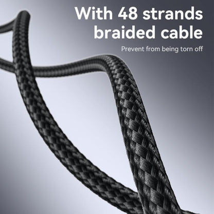 Yesido CA186 240W Type-C to Type-C Aluminum Alloy Data Cable, Length: 2m(Black) - USB-C & Type-C Cable by Yesido | Online Shopping UK | buy2fix