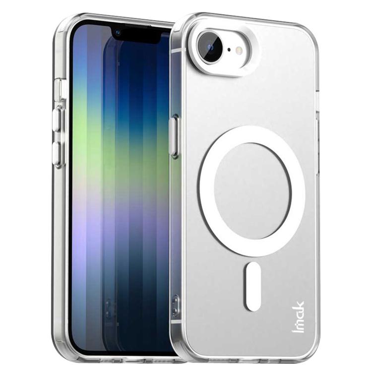 For iPhone 16e IMAK Candy Series Shockproof MagSafe Phone Case(White) - iPhone 16e Cases by imak | Online Shopping UK | buy2fix