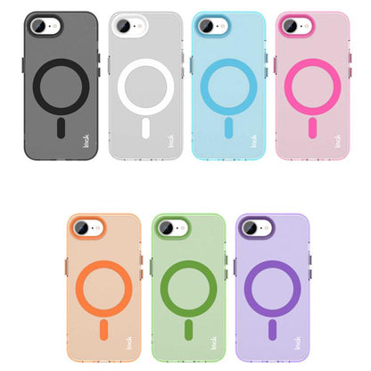 For iPhone 16e IMAK Candy Series Shockproof MagSafe Phone Case(White) - iPhone 16e Cases by imak | Online Shopping UK | buy2fix