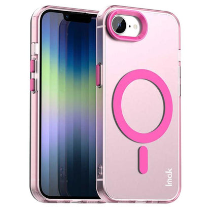 For iPhone 16e IMAK Candy Series Shockproof MagSafe Phone Case(Red) - iPhone 16e Cases by imak | Online Shopping UK | buy2fix