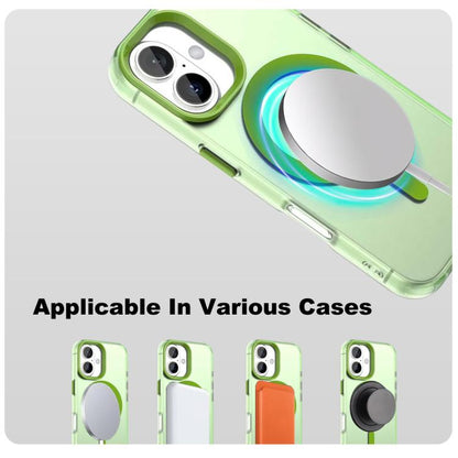 For iPhone 16 IMAK Candy Series Shockproof MagSafe Phone Case(Green) - iPhone 16 Cases by imak | Online Shopping UK | buy2fix