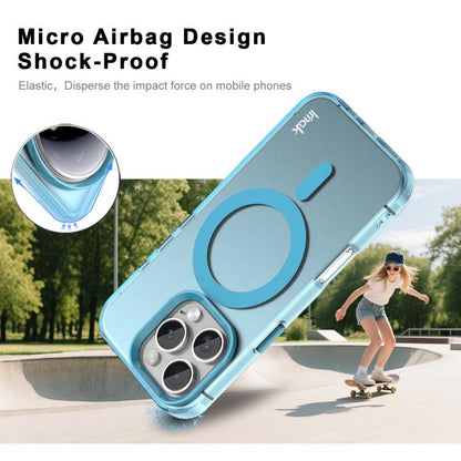 For iPhone 16 Pro IMAK Candy Series Shockproof MagSafe Phone Case(Blue) - iPhone 16 Pro Cases by imak | Online Shopping UK | buy2fix