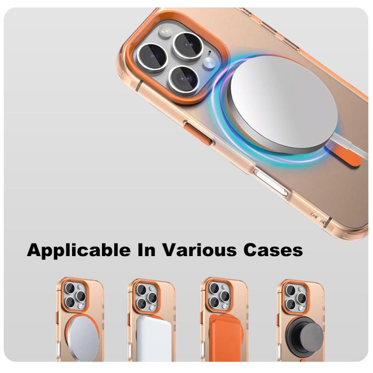 For iPhone 16 Pro IMAK Candy Series Shockproof MagSafe Phone Case(Orange) - iPhone 16 Pro Cases by imak | Online Shopping UK | buy2fix