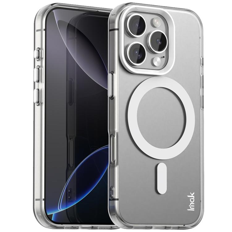 For iPhone 16 Pro Max IMAK Candy Series Shockproof MagSafe Phone Case(White) - iPhone 16 Pro Max Cases by imak | Online Shopping UK | buy2fix