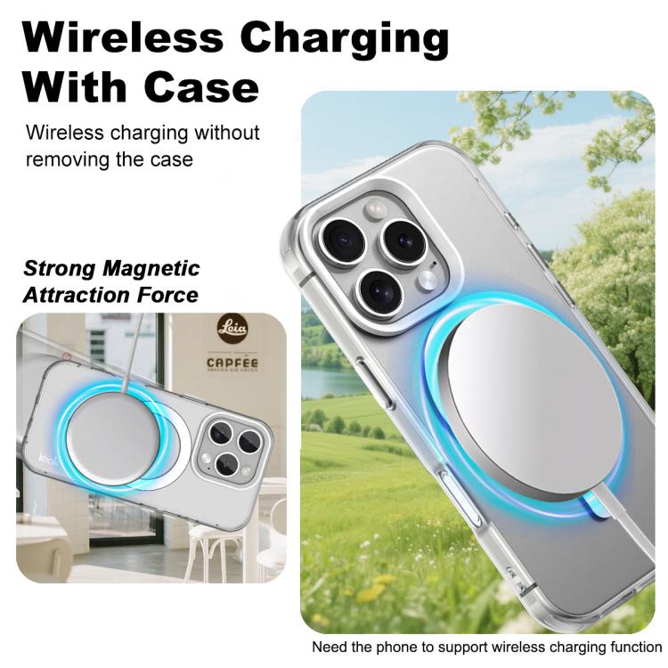 For iPhone 16 Pro Max IMAK Candy Series Shockproof MagSafe Phone Case(White) - iPhone 16 Pro Max Cases by imak | Online Shopping UK | buy2fix