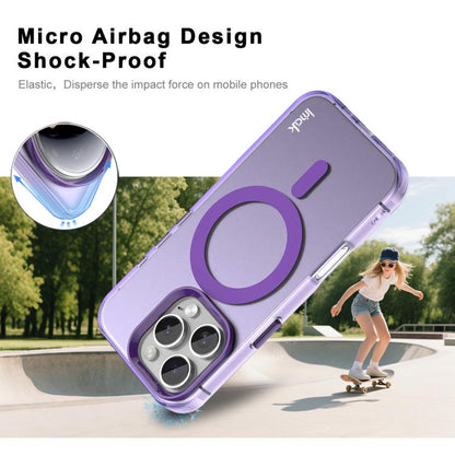 For iPhone 16 Pro Max IMAK Candy Series Shockproof MagSafe Phone Case(Purple) - iPhone 16 Pro Max Cases by imak | Online Shopping UK | buy2fix