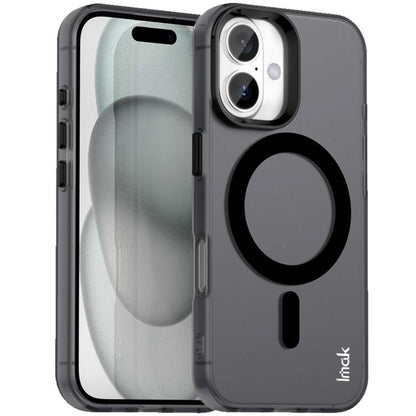 For iPhone 17 IMAK Candy Series Shockproof MagSafe Phone Case(Black) - iPhone 17 Cases by imak | Online Shopping UK | buy2fix