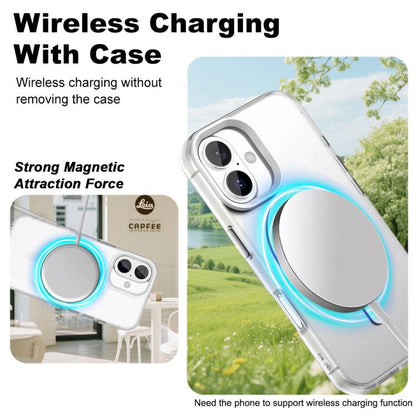 For iPhone 17 IMAK Candy Series Shockproof MagSafe Phone Case(White) - iPhone 17 Cases by imak | Online Shopping UK | buy2fix