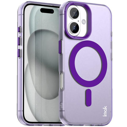 For iPhone 17 IMAK Candy Series Shockproof MagSafe Phone Case(Purple) - iPhone 17 Cases by imak | Online Shopping UK | buy2fix