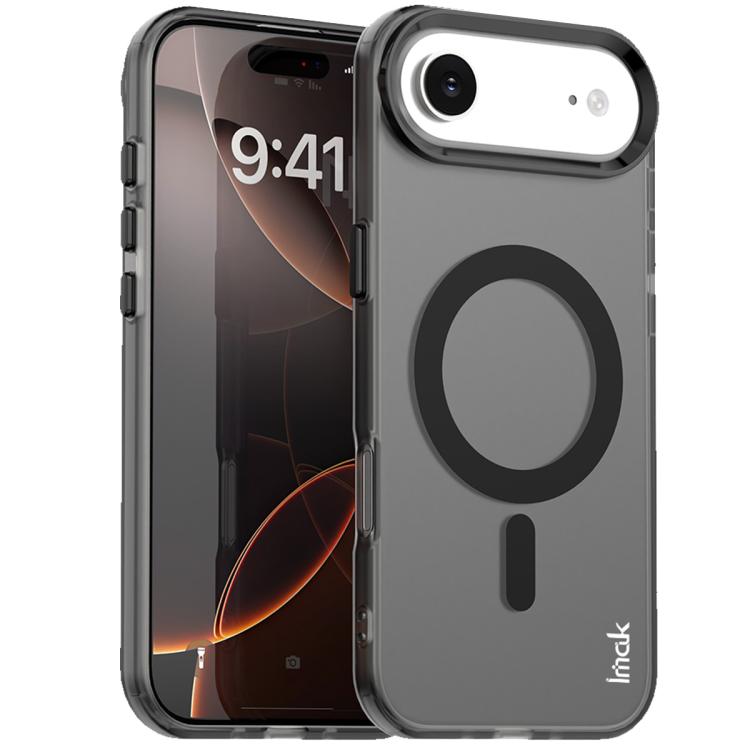 For iPhone 17 Air IMAK Candy Series Shockproof MagSafe Phone Case(Black) - iPhone 17 Air Cases by imak | Online Shopping UK | buy2fix