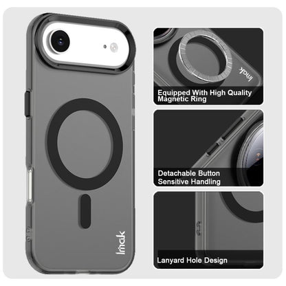 For iPhone 17 Air IMAK Candy Series Shockproof MagSafe Phone Case(Black) - iPhone 17 Air Cases by imak | Online Shopping UK | buy2fix