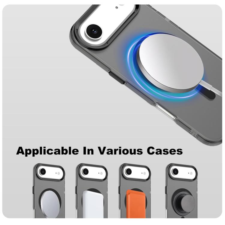 For iPhone 17 Air IMAK Candy Series Shockproof MagSafe Phone Case(Black) - iPhone 17 Air Cases by imak | Online Shopping UK | buy2fix