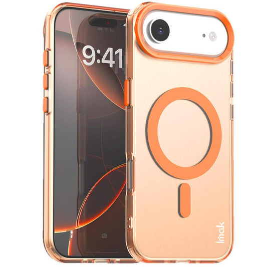 For iPhone 17 Air IMAK Candy Series Shockproof MagSafe Phone Case(Orange) - iPhone 17 Air Cases by imak | Online Shopping UK | buy2fix